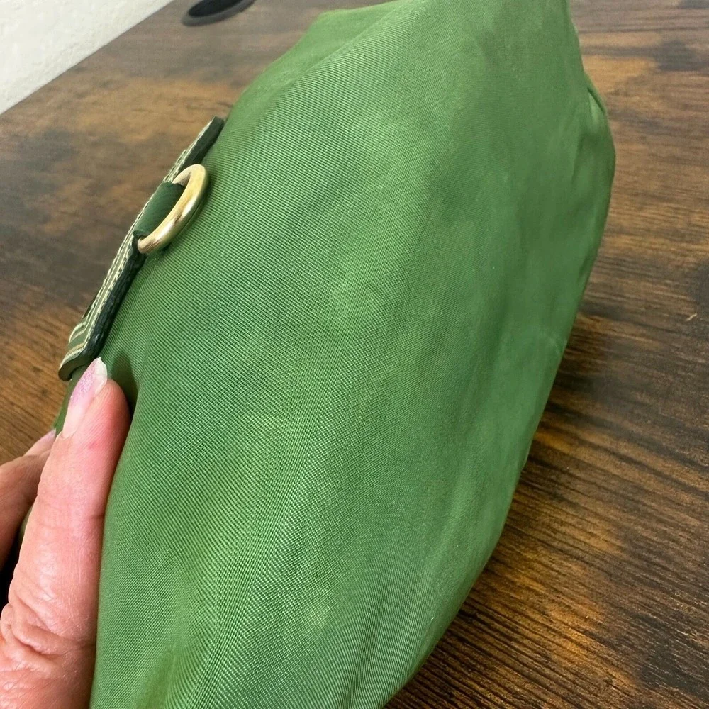 Prada Green Tessuto Cosmetic  Pouch with Certificate of Authenticity - Picture 14 of 16